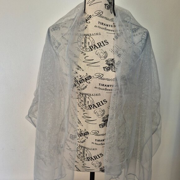 3/$25 silver infiniti scarf - Picture 2 of 9